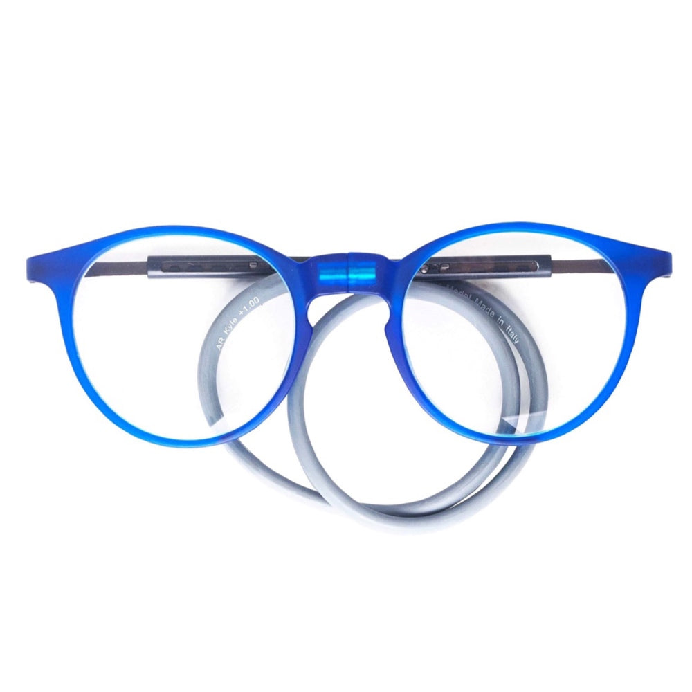 ANTEOJOS DE LECTURA MAGNÉTICOS, MOD: KYLE-BLUE.Lentes orgánicos, UV Protección.