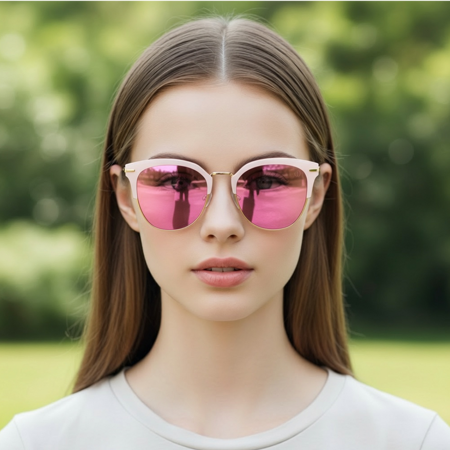 ANTEOJO DE SOL, DRAPER-Rosado Espejado