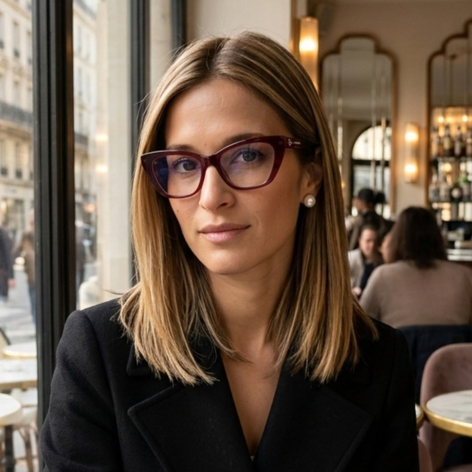 ANTEOJO ÓPTICO, BLAKE-RED, Anti Blue Light