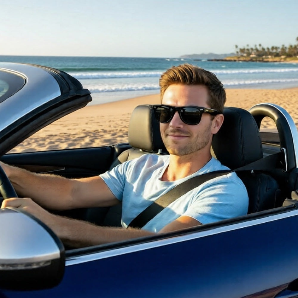 ANTEOJO DE SOL,CHARLIE, Negro con Lentes Verdes