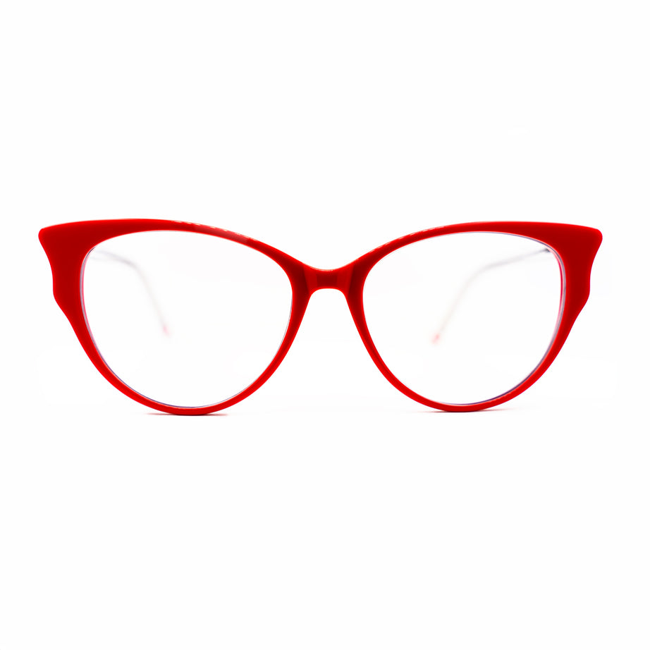 ANTEOJO ÓPTICO, TRACY-Red/ Clear, Filtro Azul