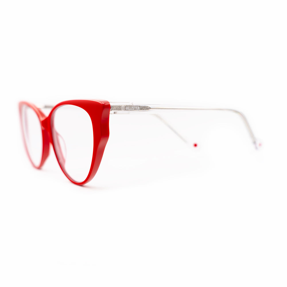 ANTEOJO ÓPTICO, TRACY-Red/ Clear, Filtro Azul