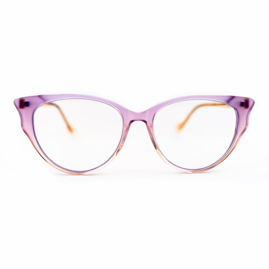 ANTEOJO ÓPTICO, TRACY-Light Violet Gradient, Filtro Azul.