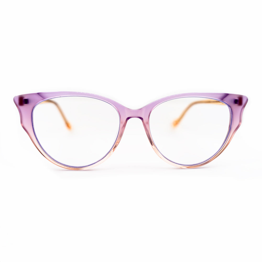 ANTEOJO ÓPTICO, TRACY-Light Violet Gradient, Filtro Azul.