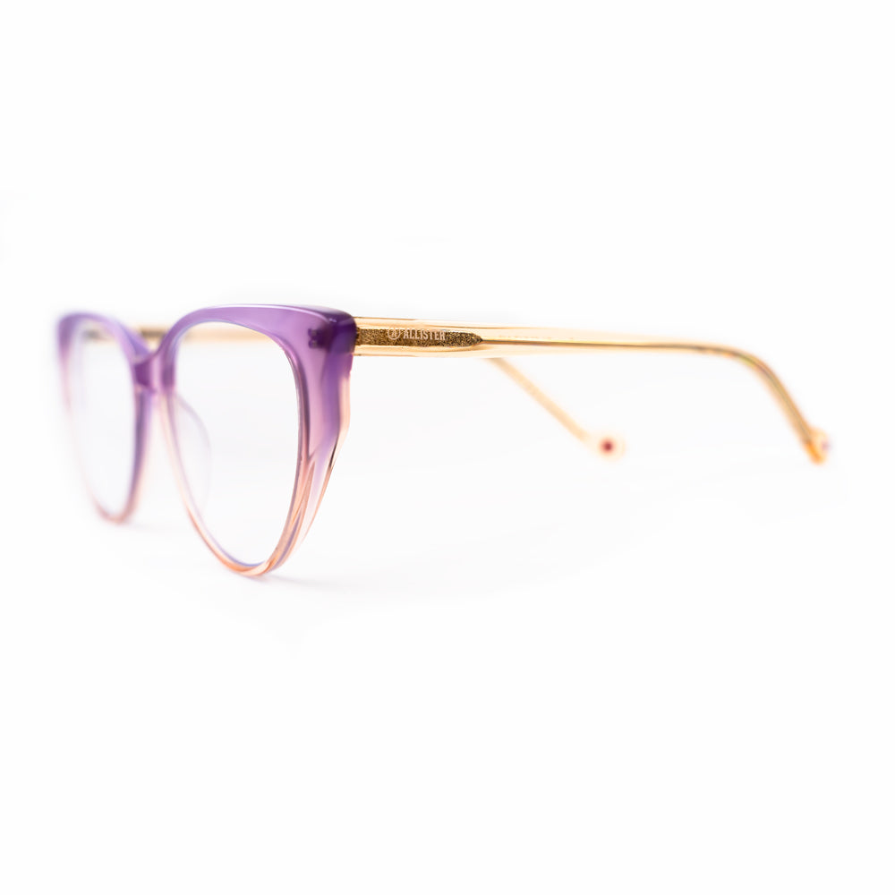 ANTEOJO ÓPTICO, TRACY-Light Violet Gradient, Filtro Azul.