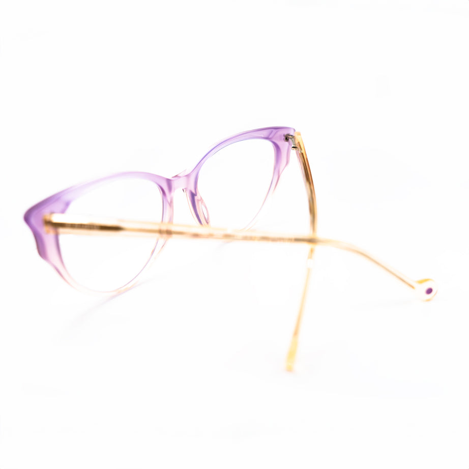 ANTEOJO ÓPTICO, TRACY-Light Violet Gradient, Filtro Azul.