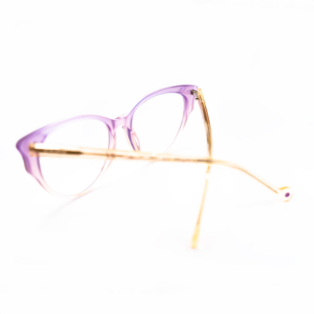 ANTEOJO ÓPTICO, TRACY-Light Violet Gradient, Filtro Azul.