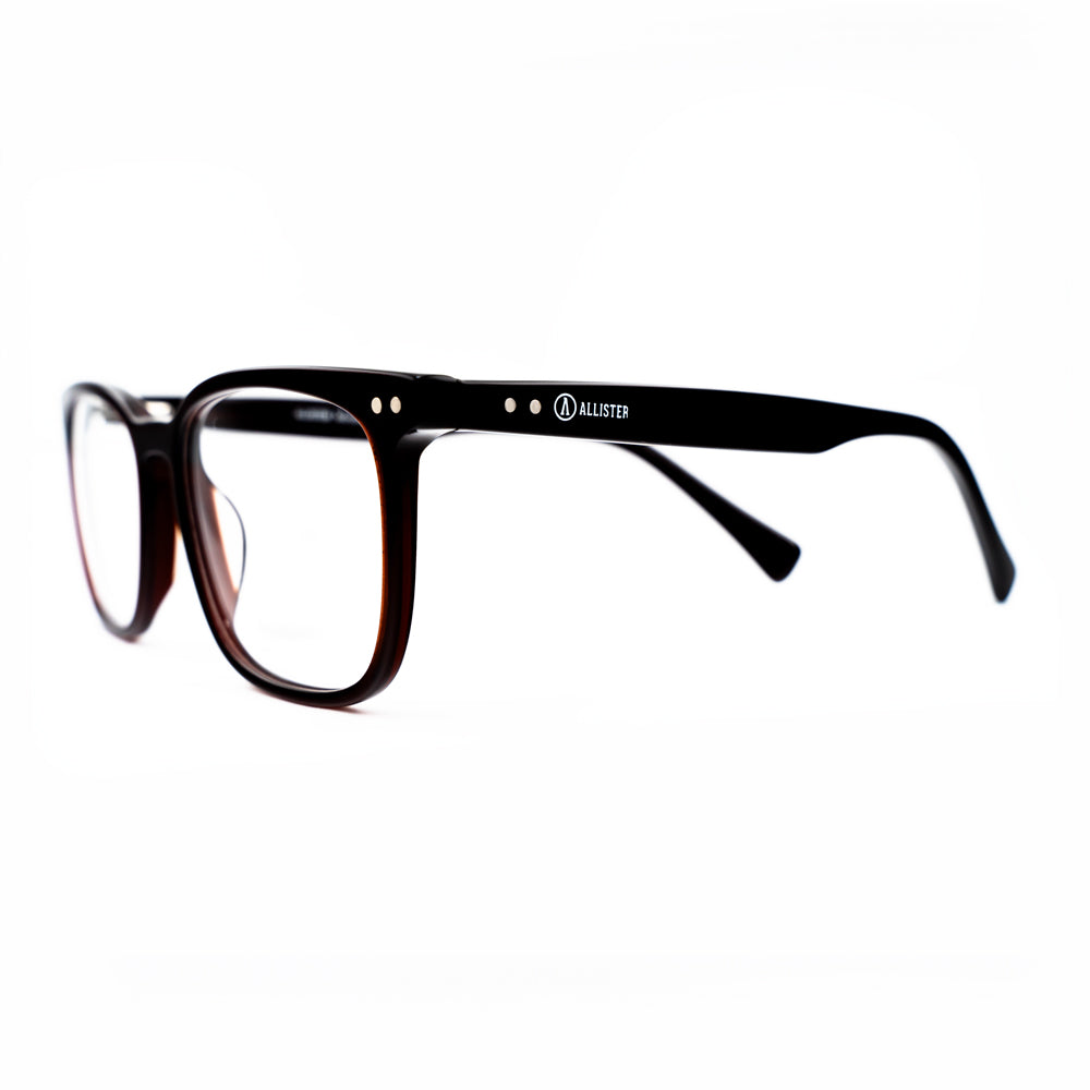 ANTEOJO ÓPTICO, MOD:OWEN-Dark Brown,  Clip On, Anti Blue Light