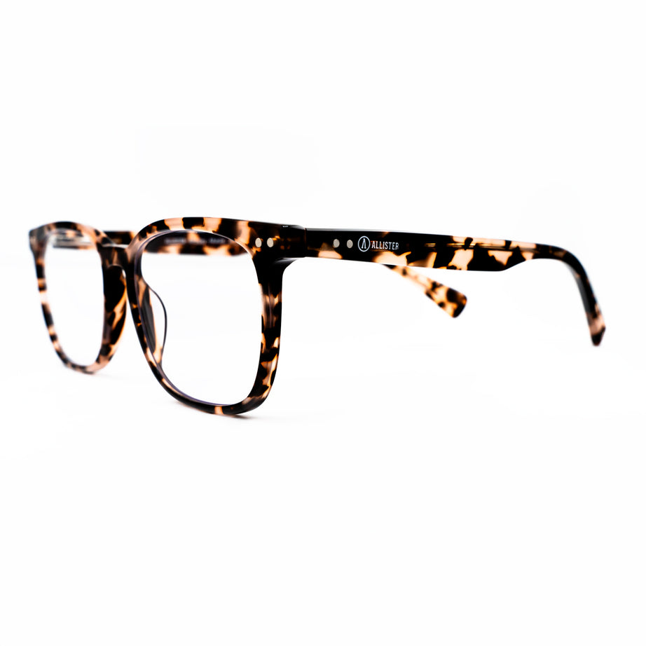 ANTEOJO ÓPTICO, MOD:OWEN-Tort. Light Brown,Clip On,Anti  Blue Light