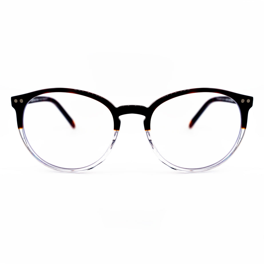 ANTEOJO ÓPTICO, MOD:HUNTER- Brown -Clear,Anti Blue Light .