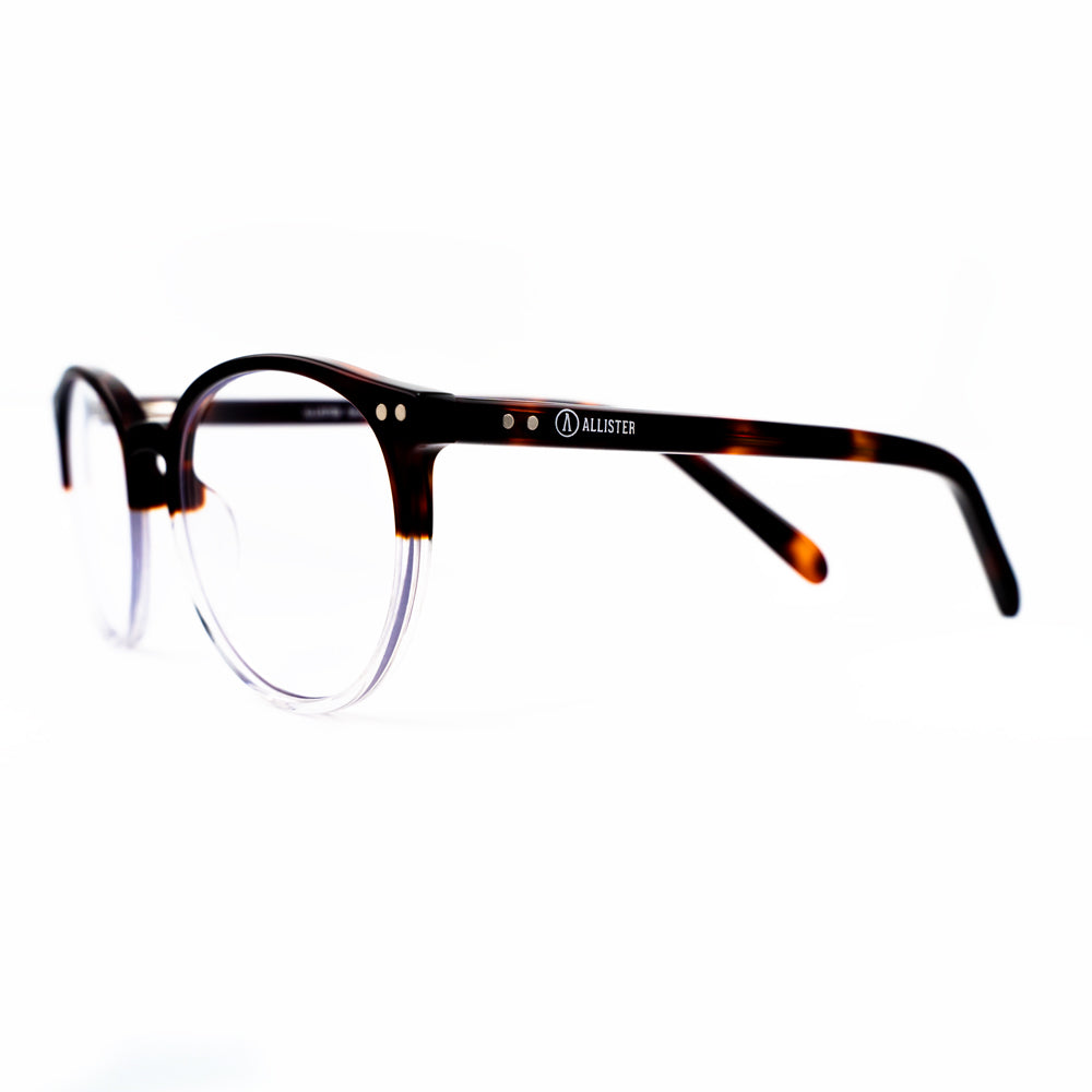 ANTEOJO ÓPTICO, MOD:HUNTER- Brown -Clear,Anti Blue Light .