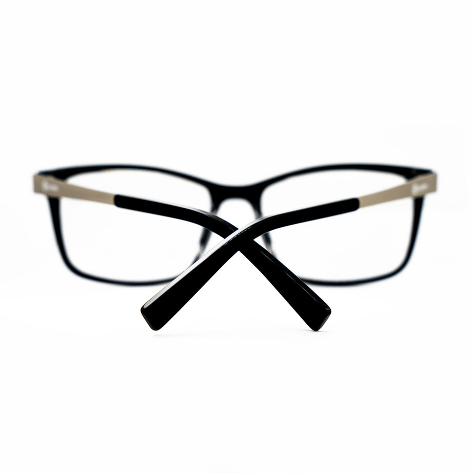 ANTEOJO ÓPTICO, MOD: DANTE-Black/Silver, AntI Blue Light