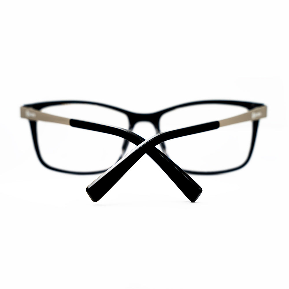 ANTEOJO ÓPTICO, MOD: DANTE-Black/Silver, AntI Blue Light