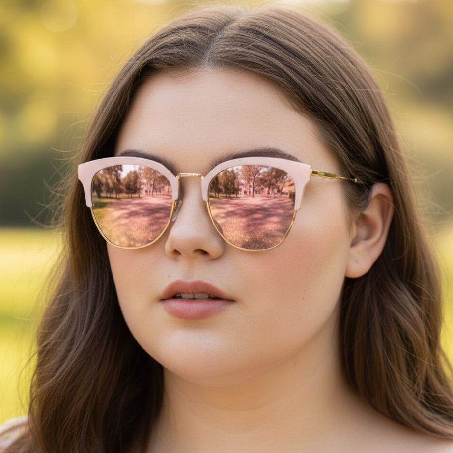 ANTEOJO DE SOL, DRAPER-Rosado Espejado