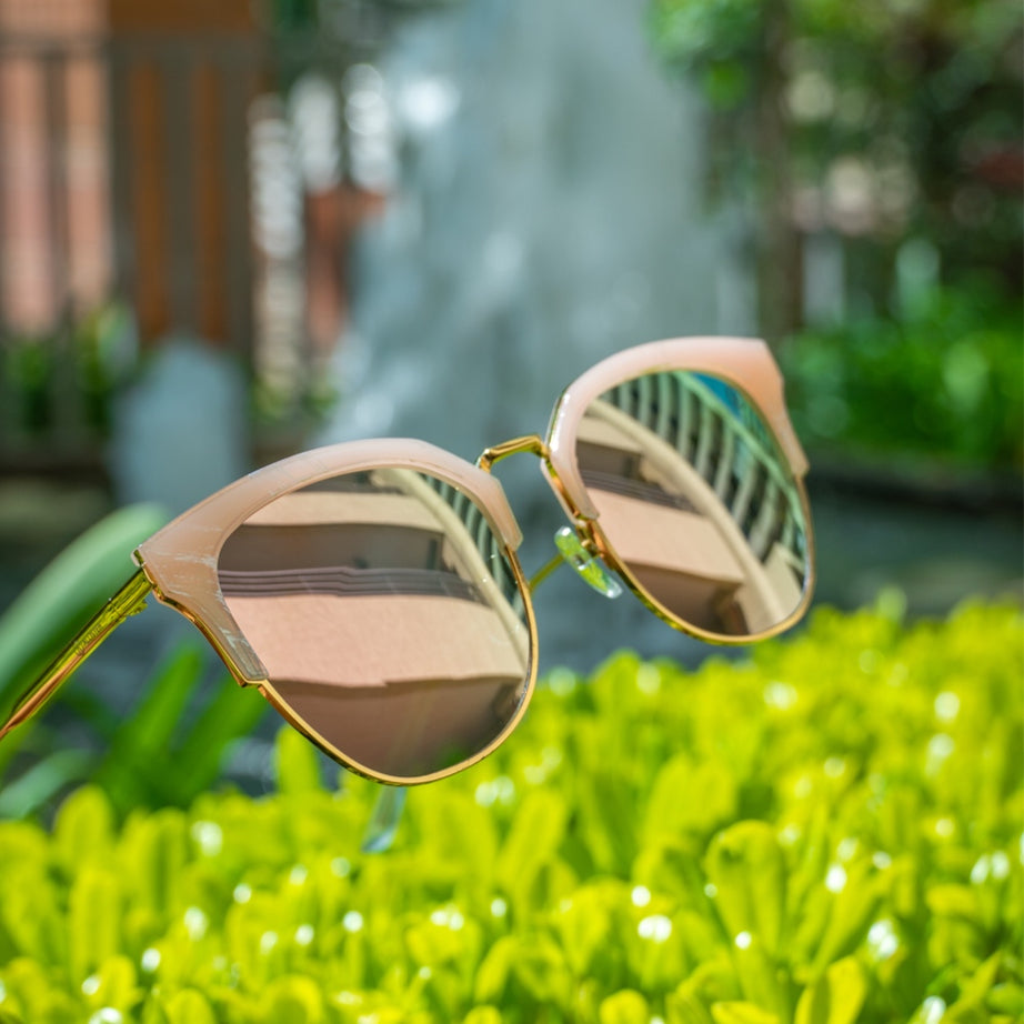 ANTEOJO DE SOL, DRAPER-Rosado Espejado