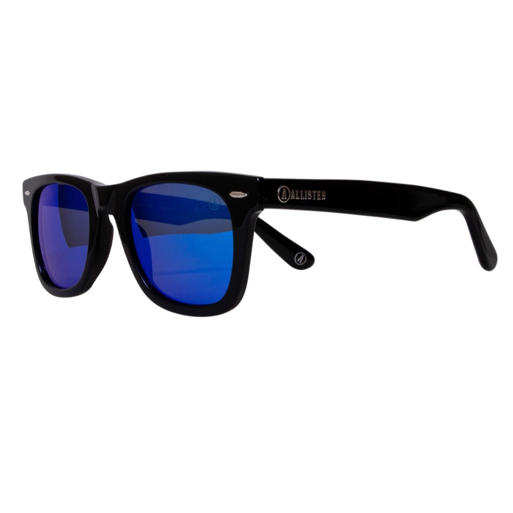 ANTEOJO DE SOL , CHARLIE-Negro con lentes Azul Espejados