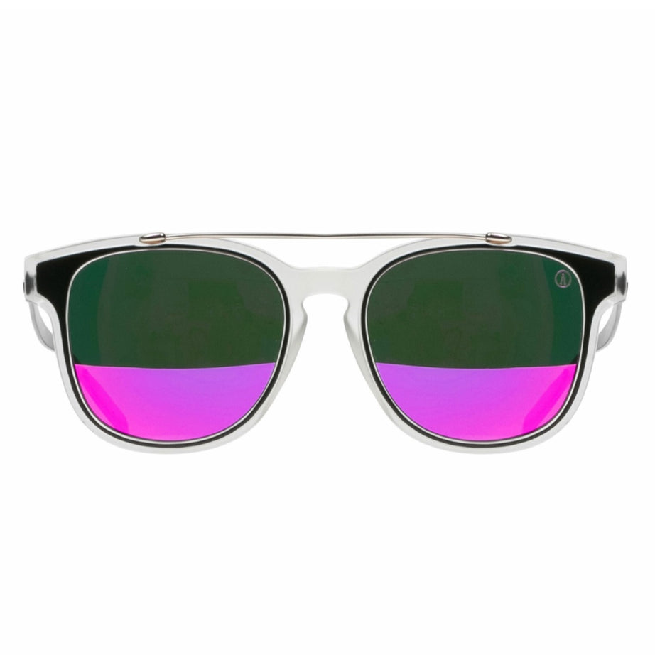 ANTEOJO DE SOL, FLY HIGH-Negro/  Morado Espejado