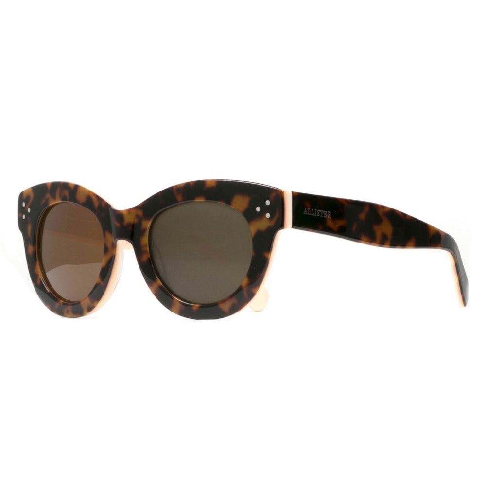 ANTEOJOS DE SOL, EMMA-Jaspeados Marrón/Beige, Polarizados, UV