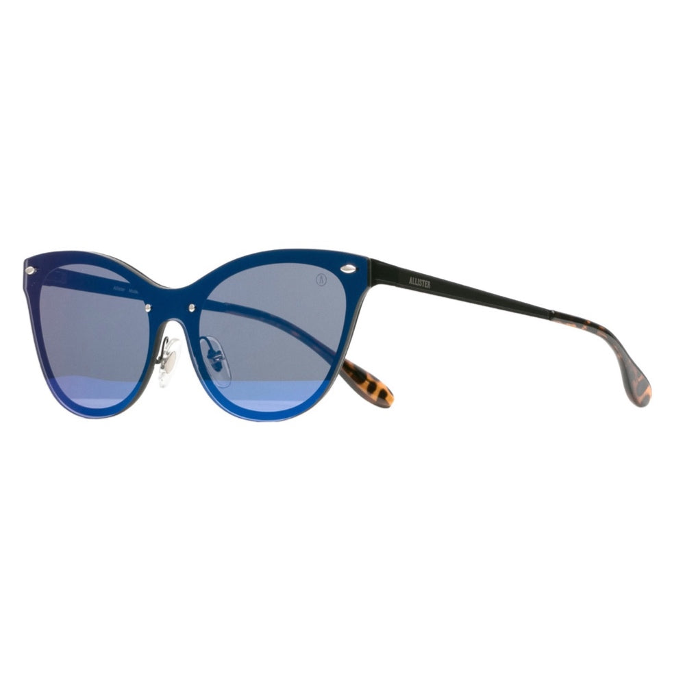 ANTEOJOS DE SOL, ROXANNE, Negro/ Azul Espejado