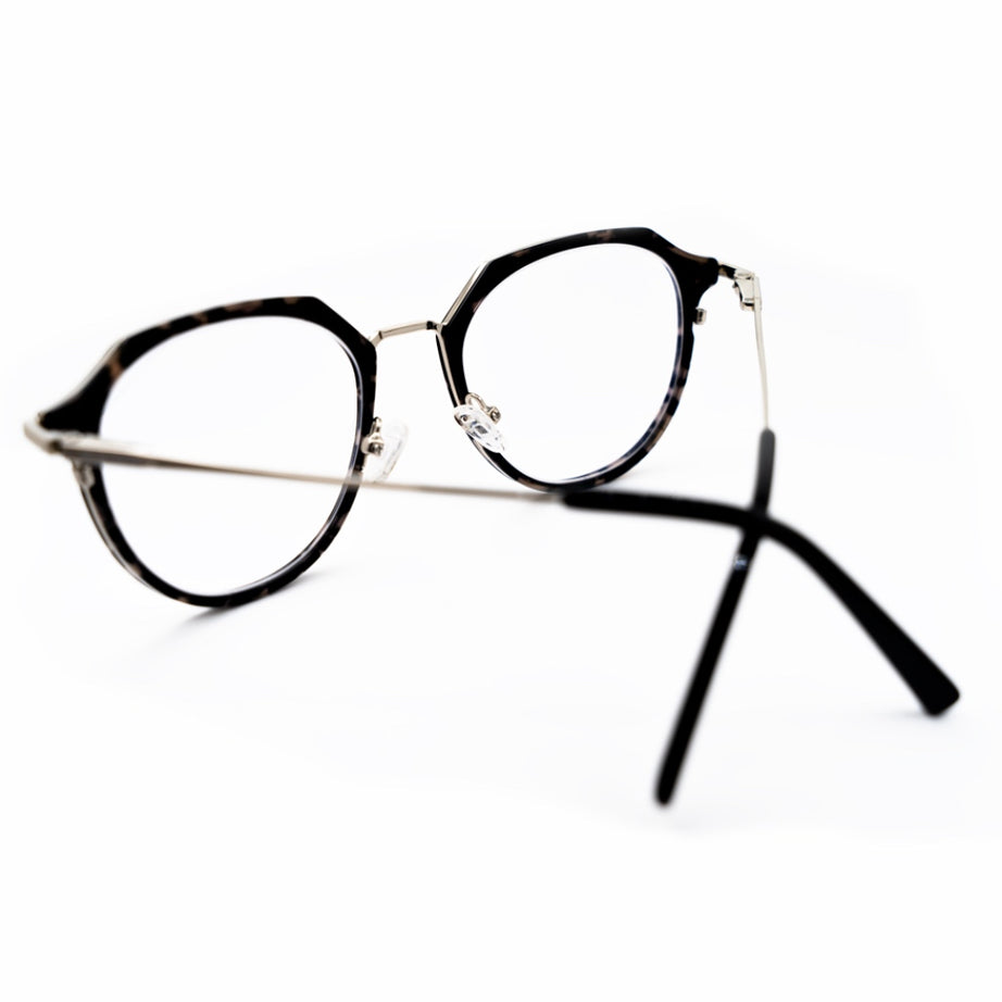 ANTEOJO ÓPTICO, CAROL  Animal Print Gris