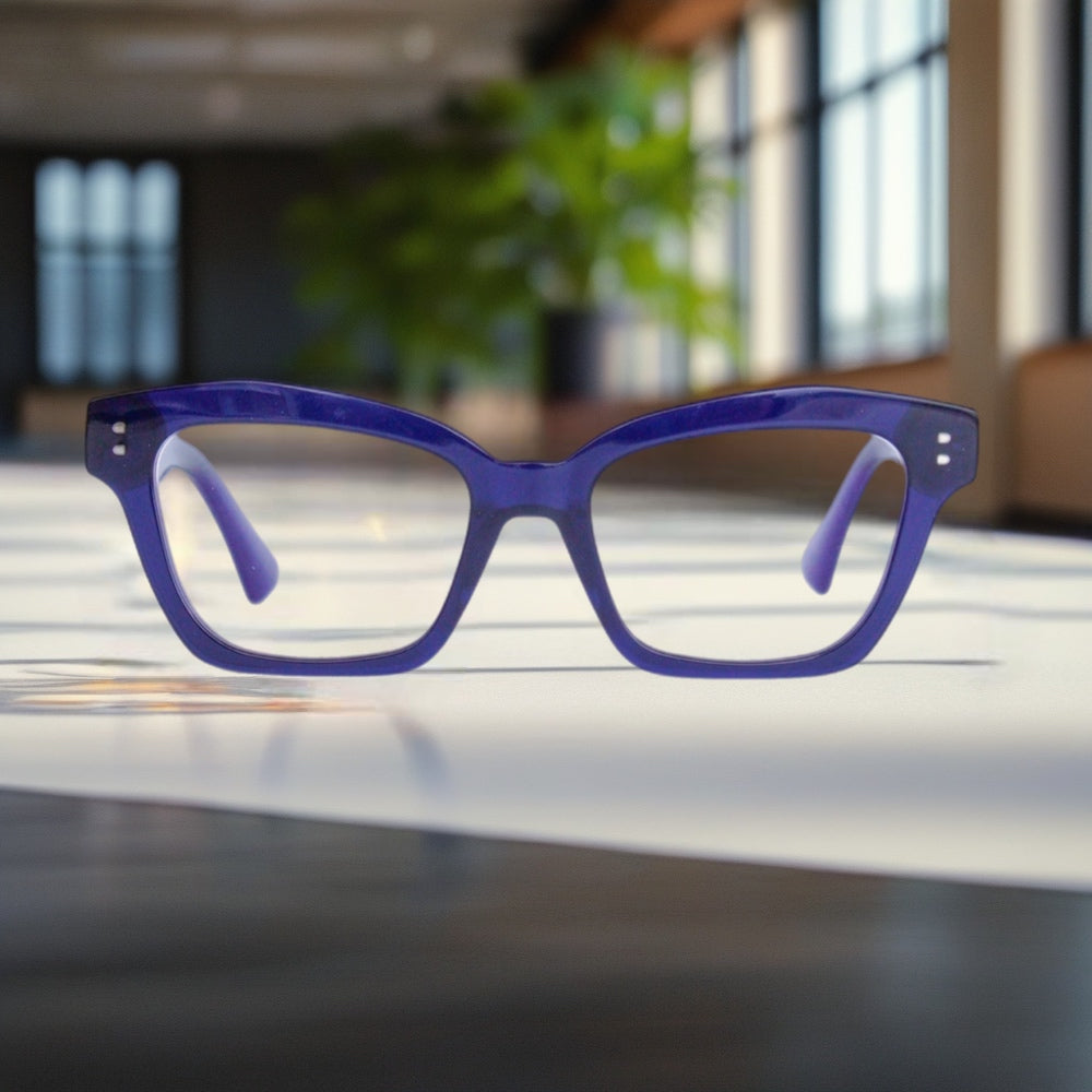 ANTEOJO ÓPTICO, CHLOE-DARK BLUE, Anti Blue Light