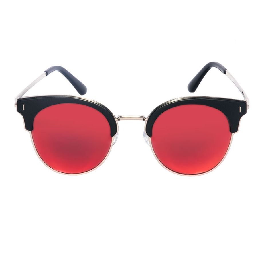 ANTEOJO DE SOL, PEYTON-Negro /Rojo Espejado. Polarizado